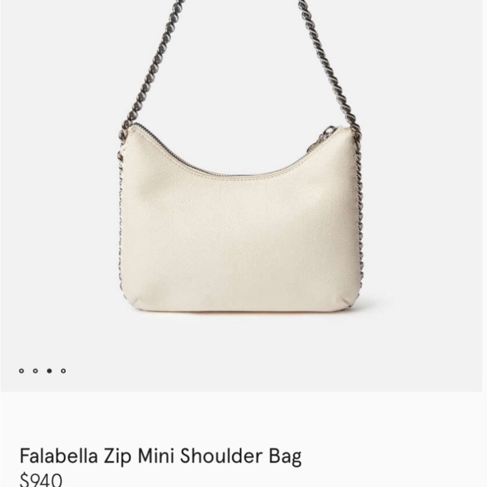 Stella McCartney Cream Falabella Shoulder Bag